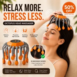 octopus head massager