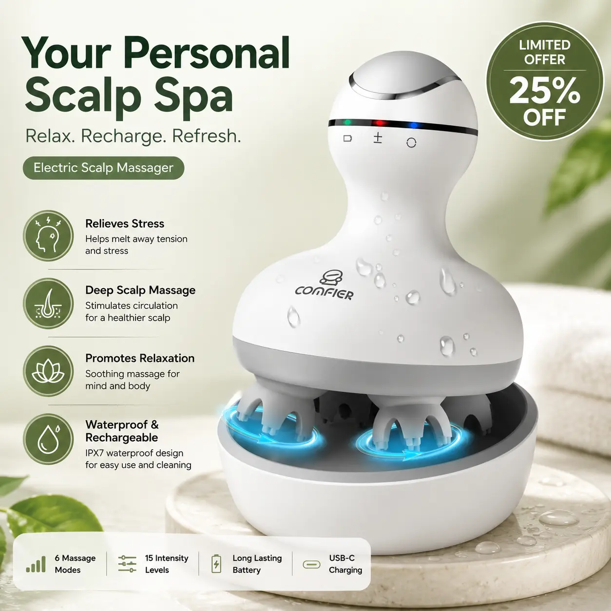 Electric Scalp Massager Electric Scalp Massager